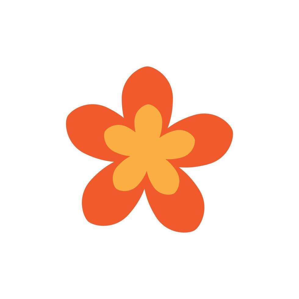 fiore plumeria logo vettore elemento simbolo design