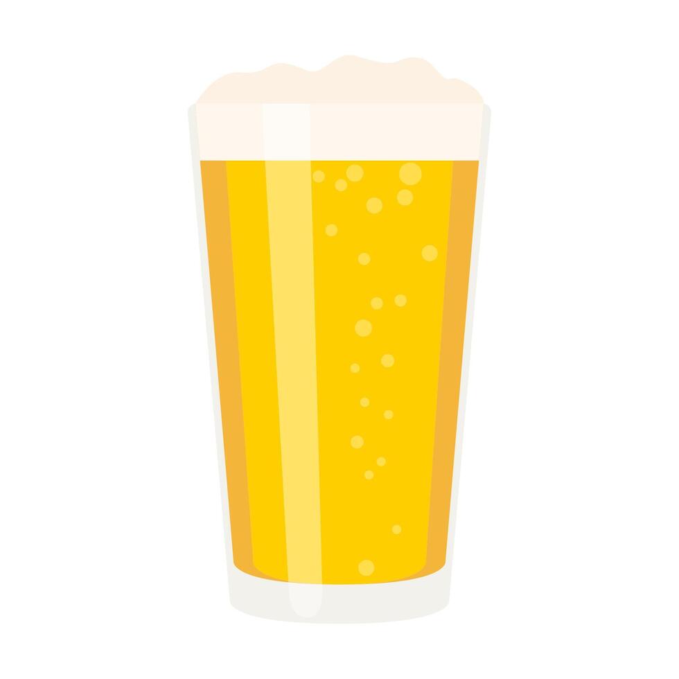 birra bicchiere tazza cartone animato illustrazione vettore
