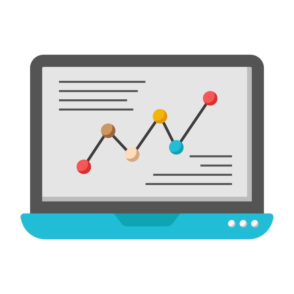 modificabile piatto design di dati analisi, in linea tendenza grafico vettore