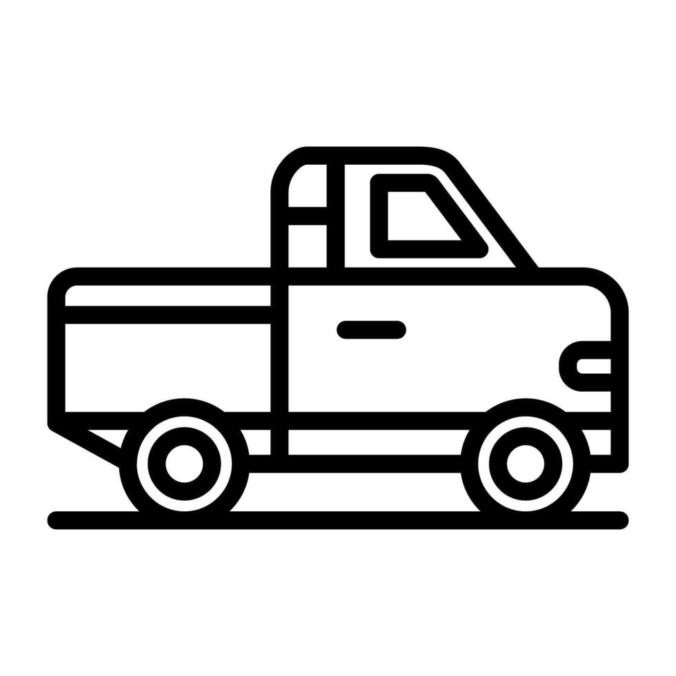 vettore design di Raccogliere furgone, modificabile icona