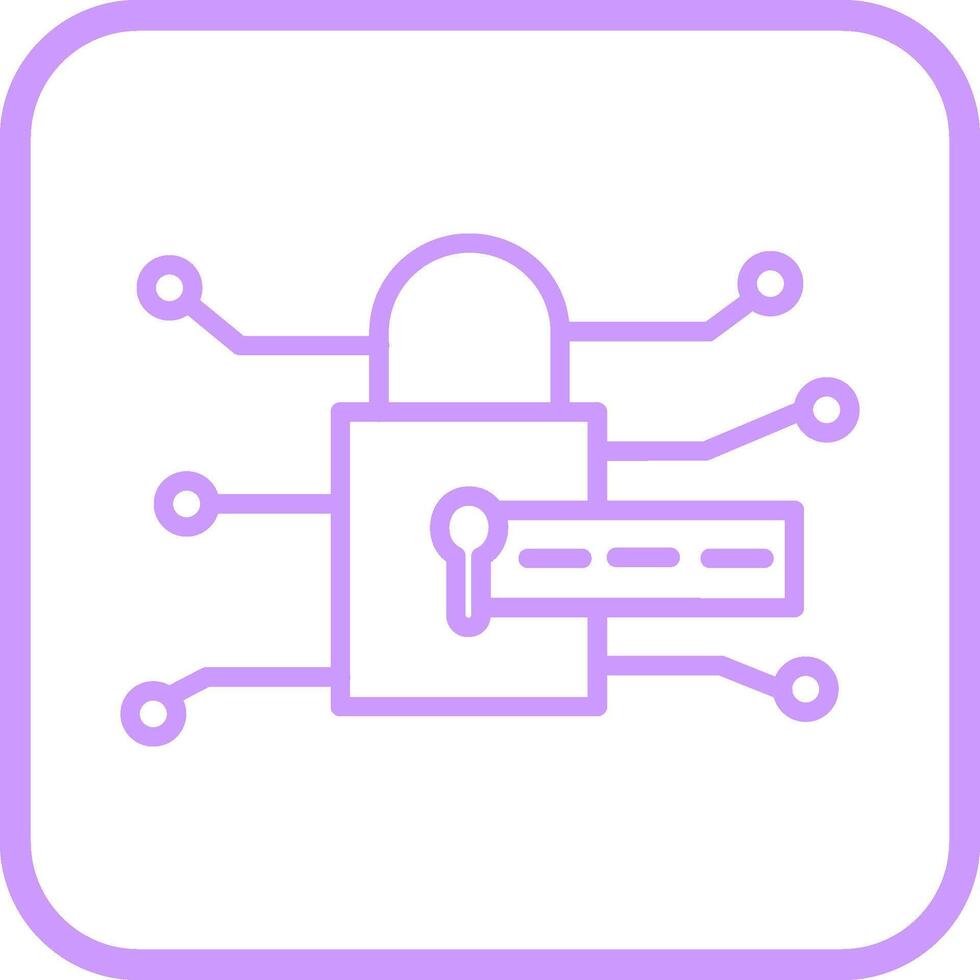 codice di accesso serratura ii vettore icona