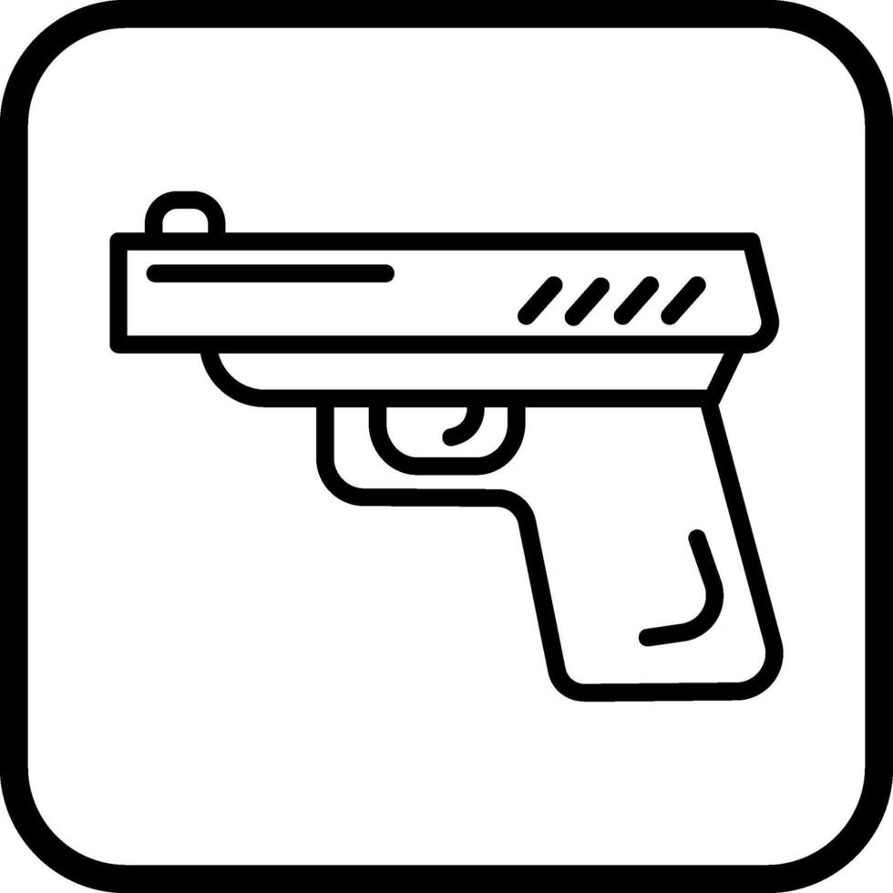 pistola vettore icona