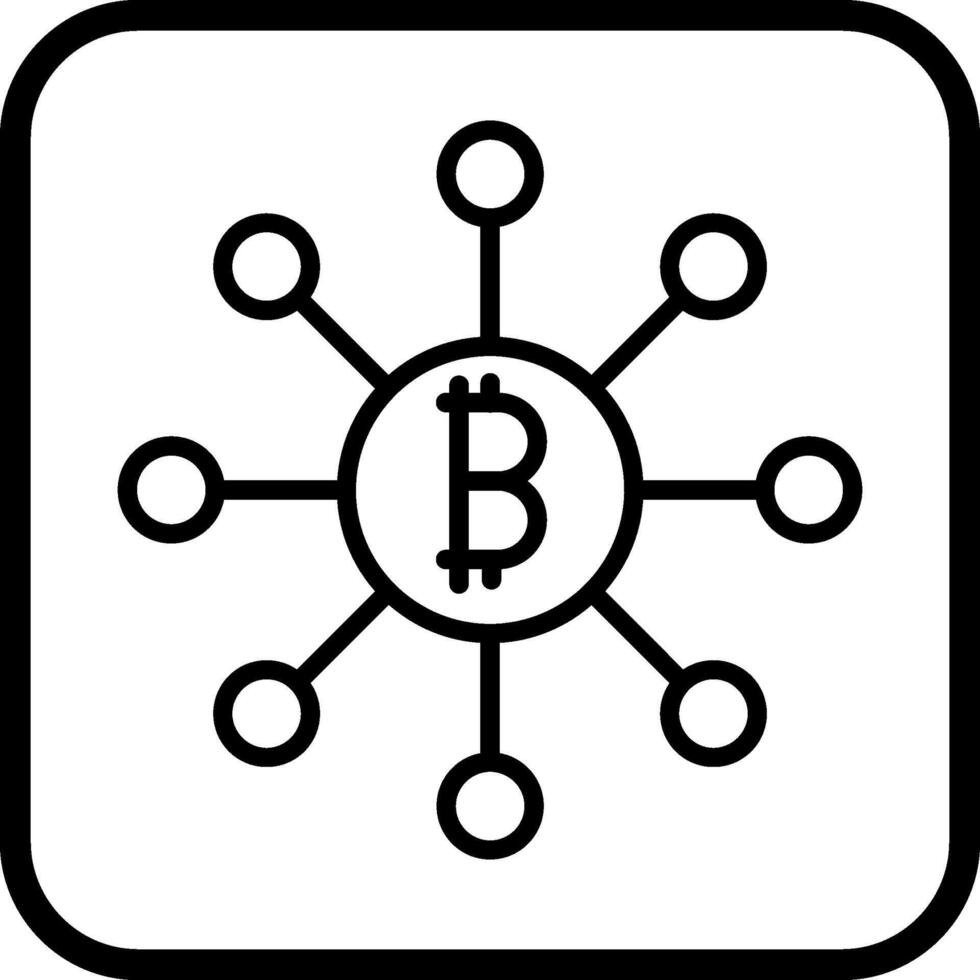 digitale moneta vettore icona