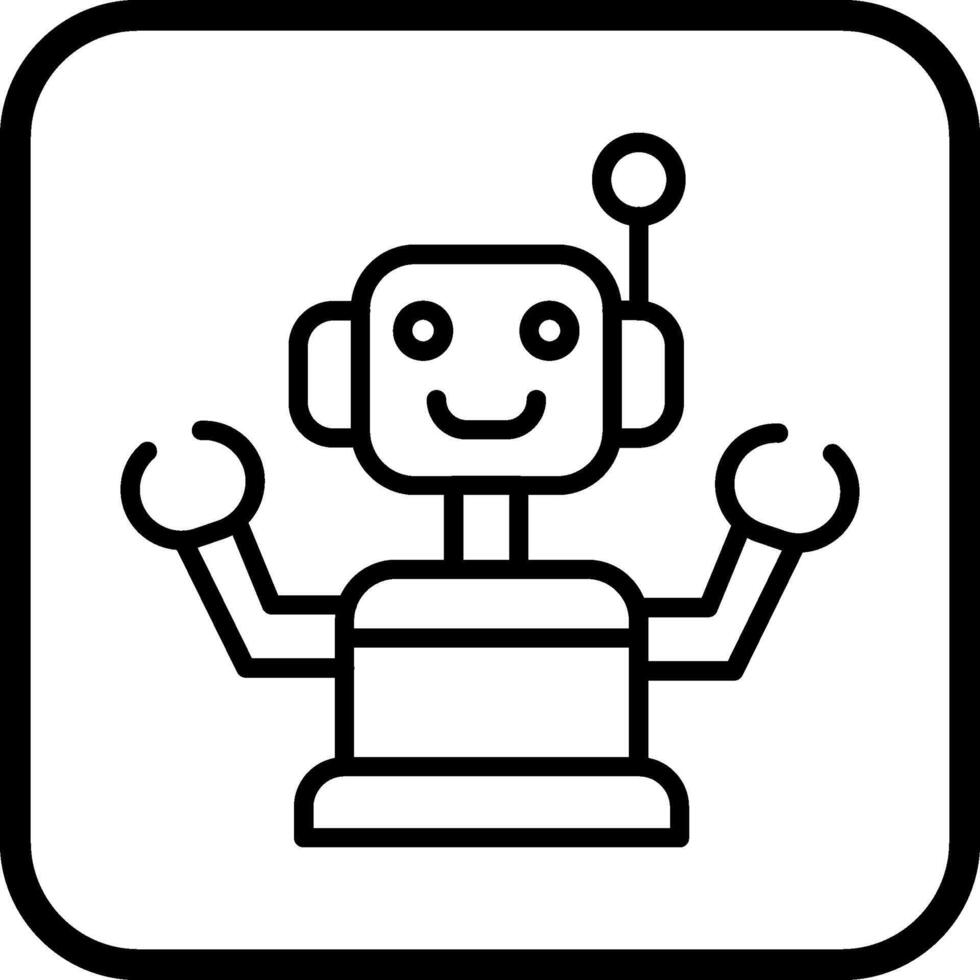 industriale robot iii vettore icona