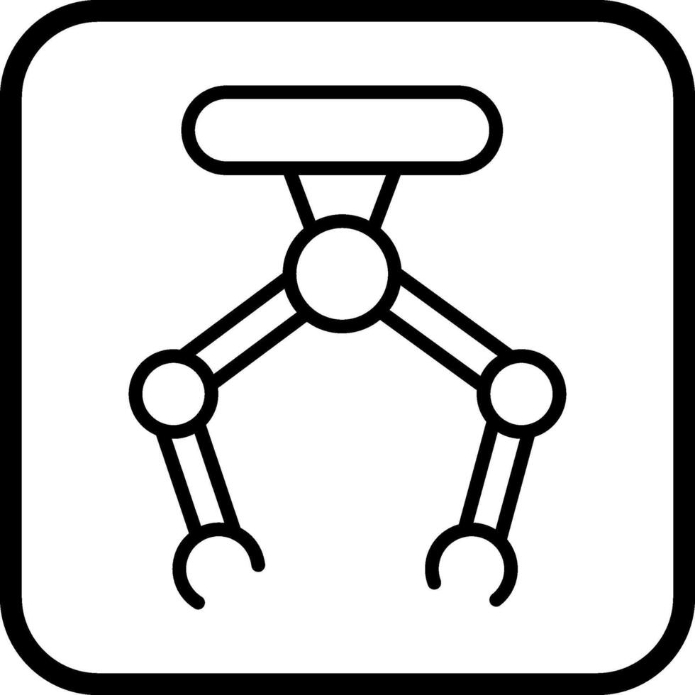 industriale robot ii vettore icona