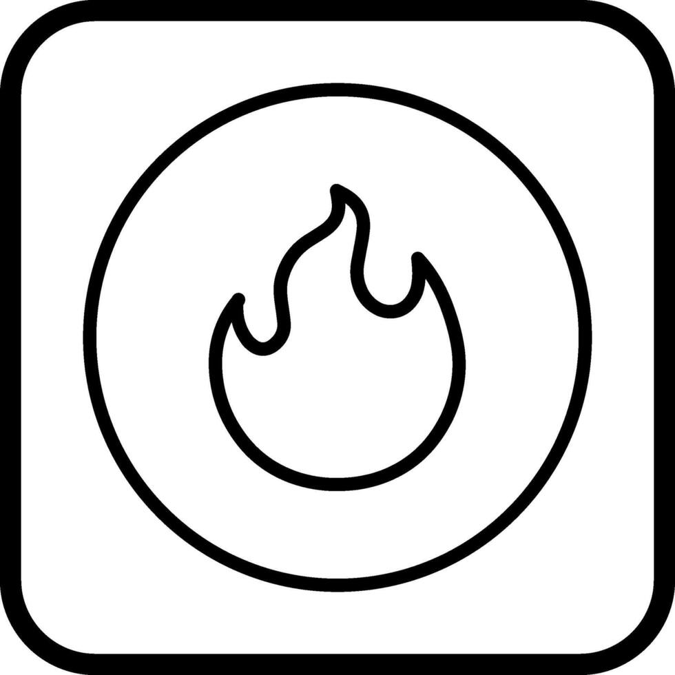 icona del vettore di fuoco