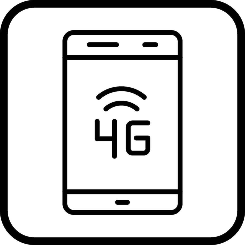 4g vettore icona