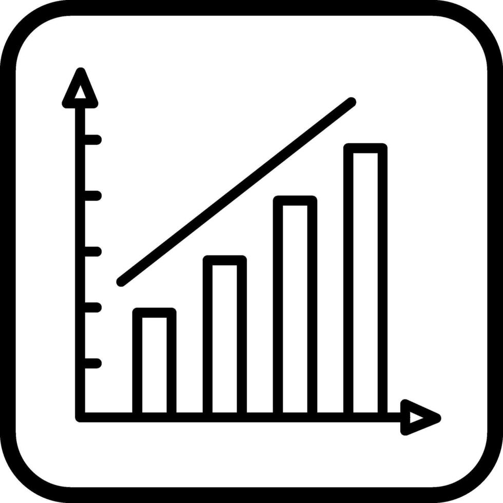 ascendente bar vettore icona
