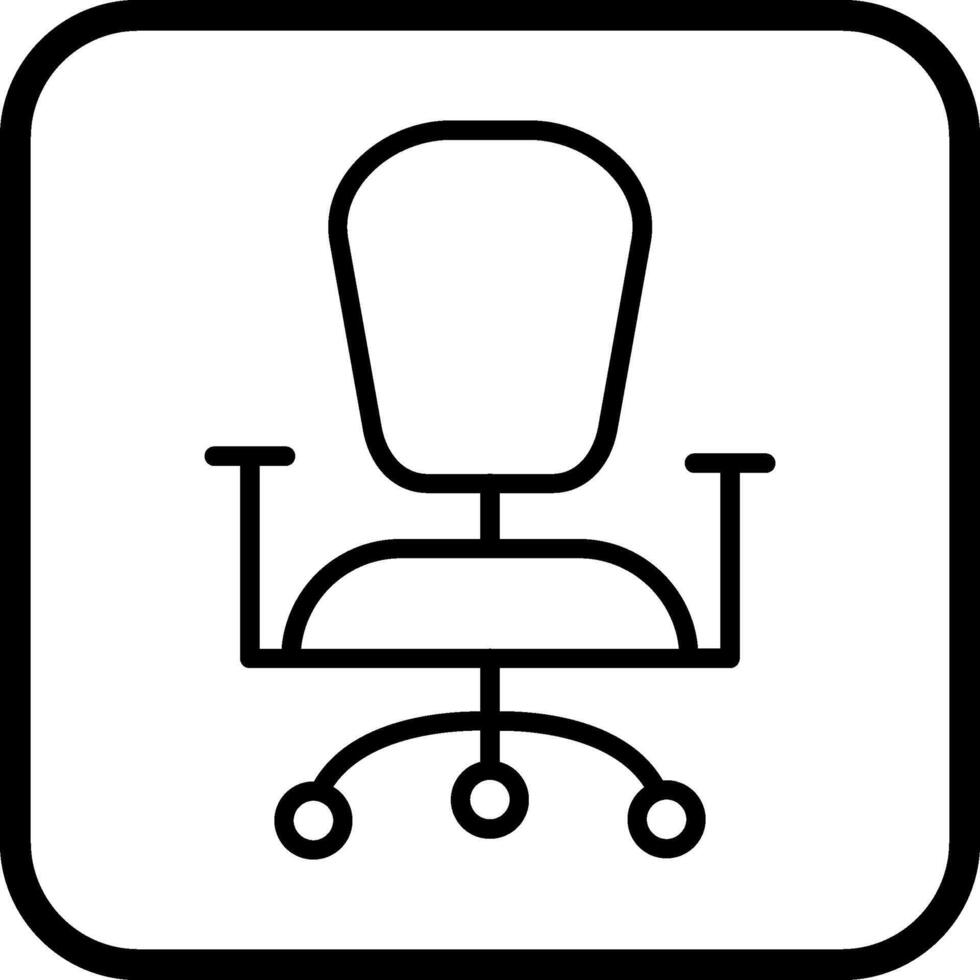 antico sedia vettore icona