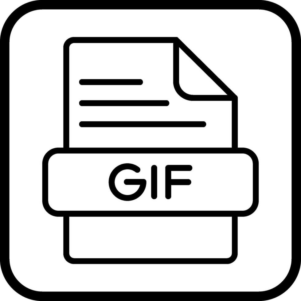 gif vettore icona