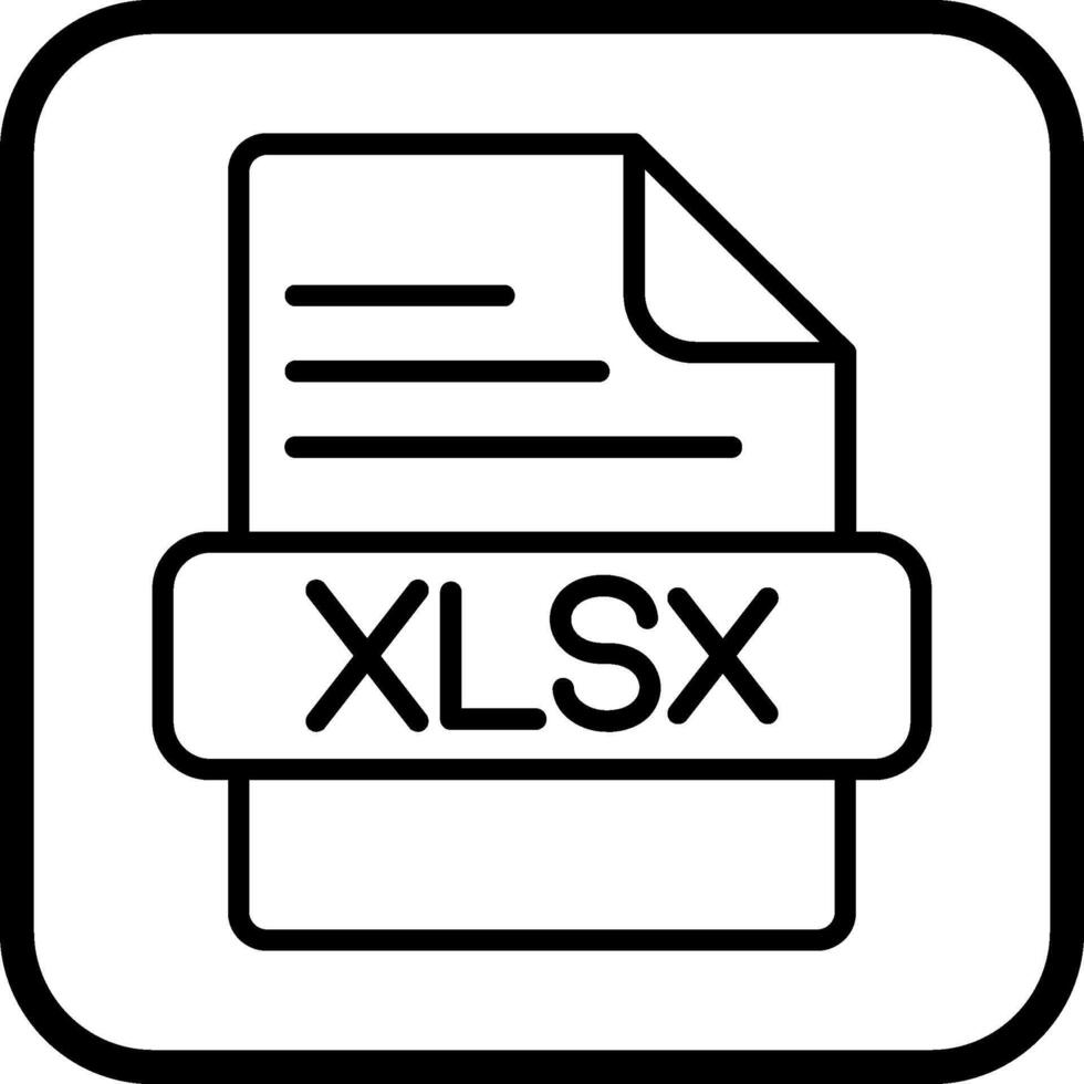 xlsx vettore icona