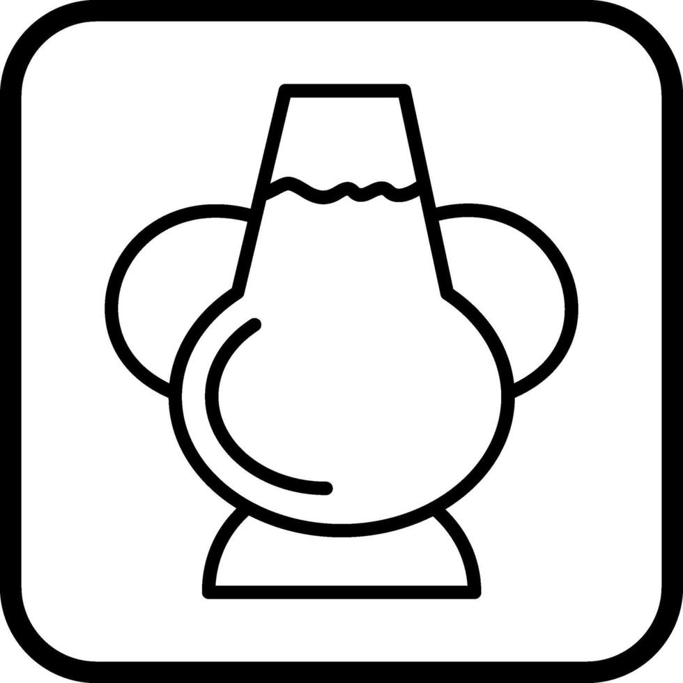 antico vaso vettore icona