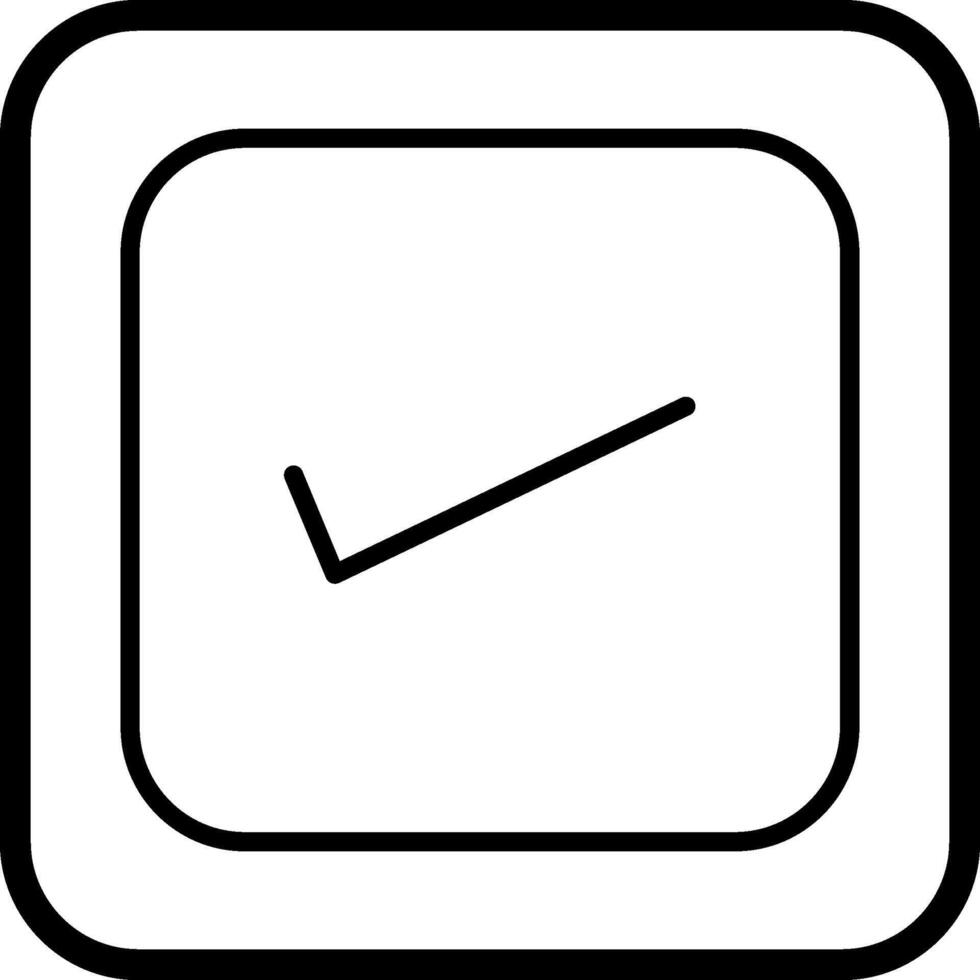 casella di controllo vettore icona