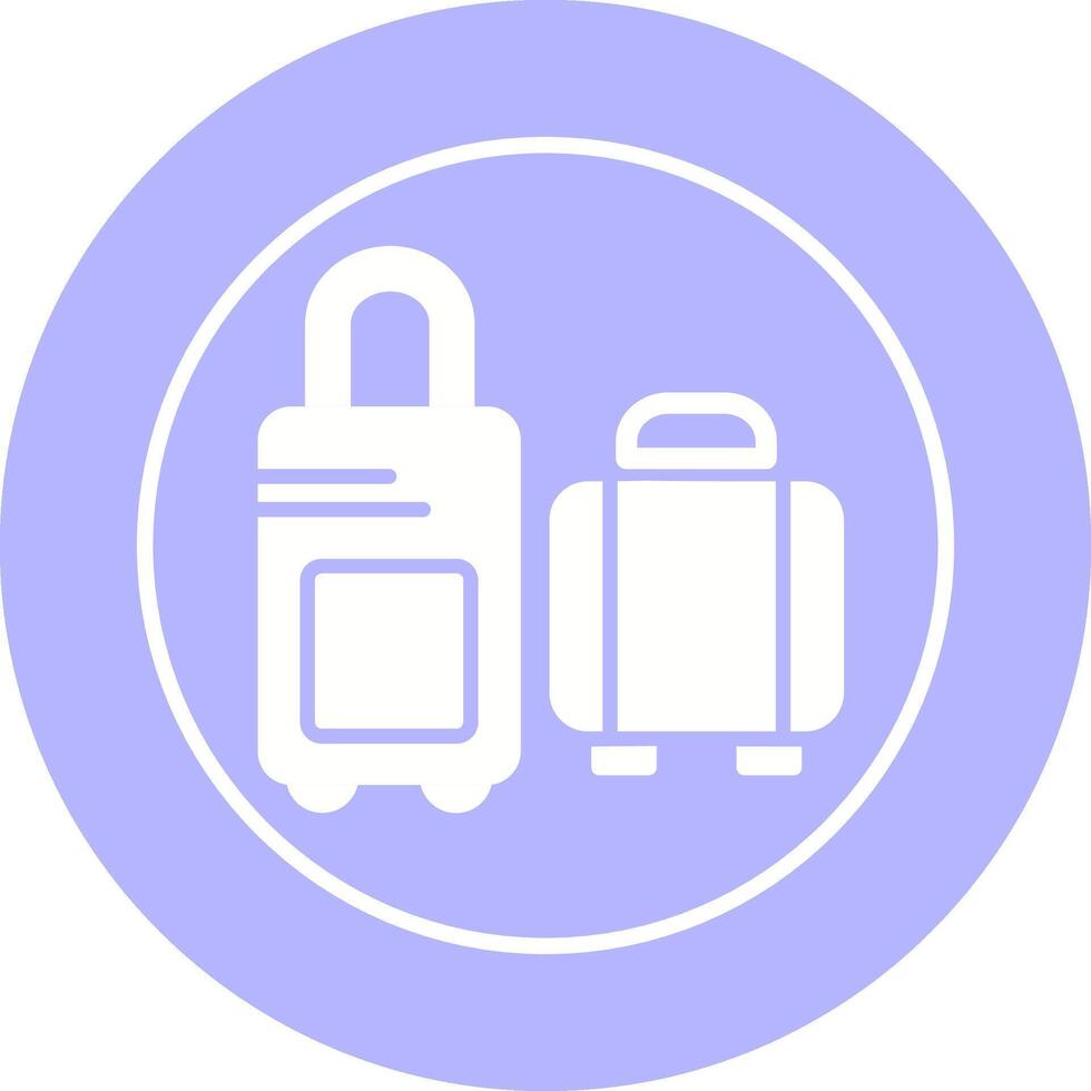 icona di vettore di valigia