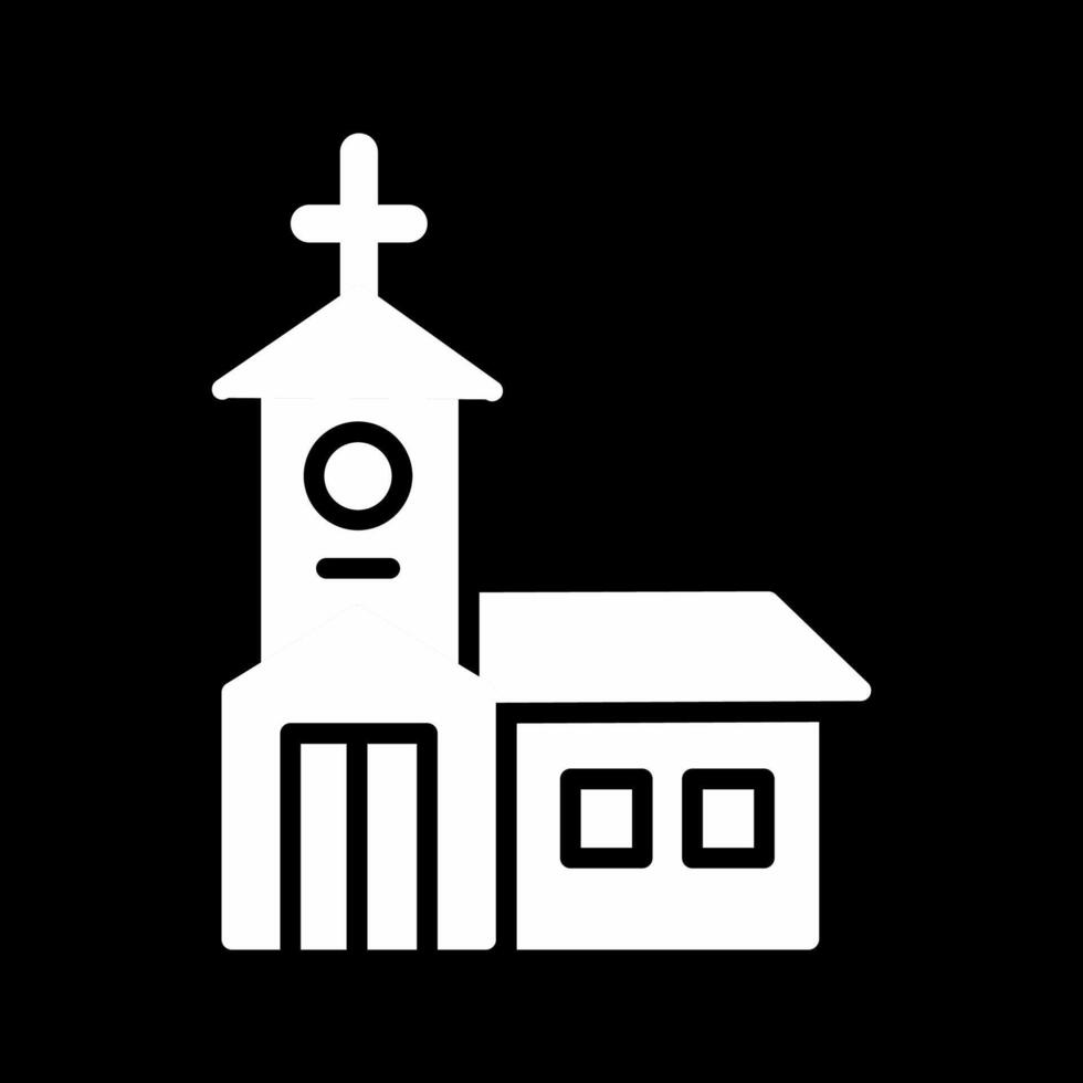 edificio Chiesa vettore icona