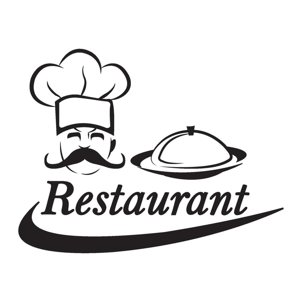 ristorante icona logo vettore design modello