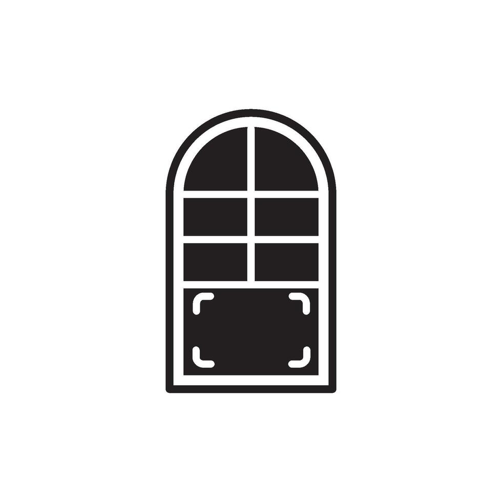 finestra icona design vettore modelli