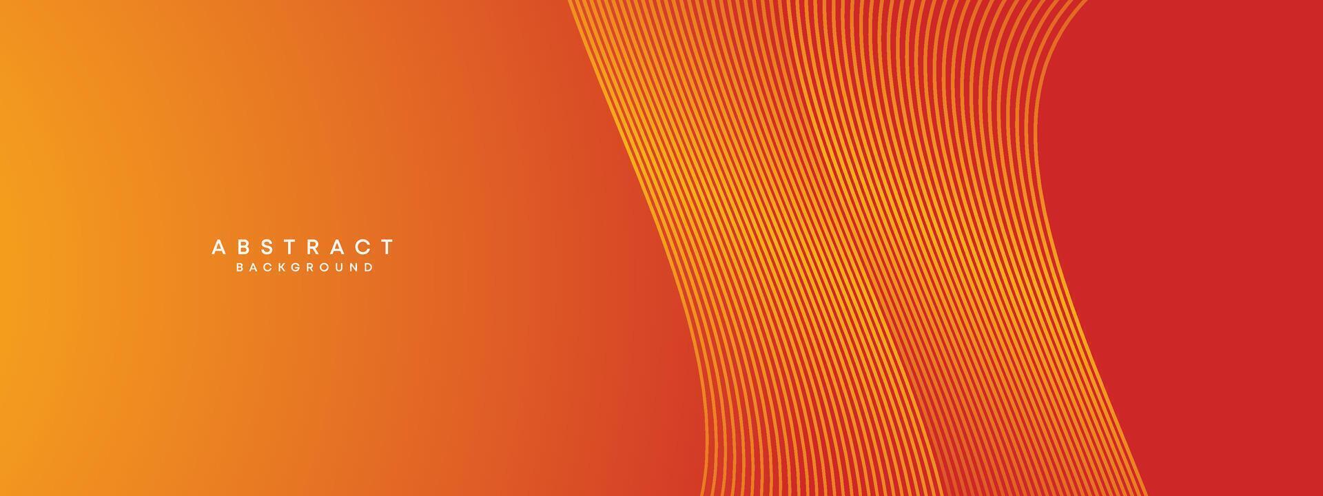 astratto rosso, arancia agitando cerchi Linee tecnologia sfondo. moderno arancia pendenza con raggiante linee, brillante geometrico forma diagonale. per opuscolo, coperchio, manifesto, striscione, sito web, intestazione, aviatore vettore
