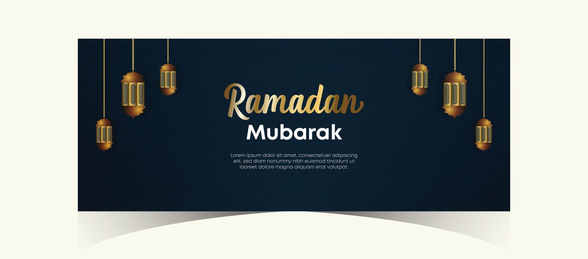 Ramadan kareem ragnatela sfondo super vendita bandiera con podio per Schermo di Prodotto. Ramadan mega grande vendita promozione manifesto e sociale media inviare. islamico speciale offrire promozione bandiera design modello vettore