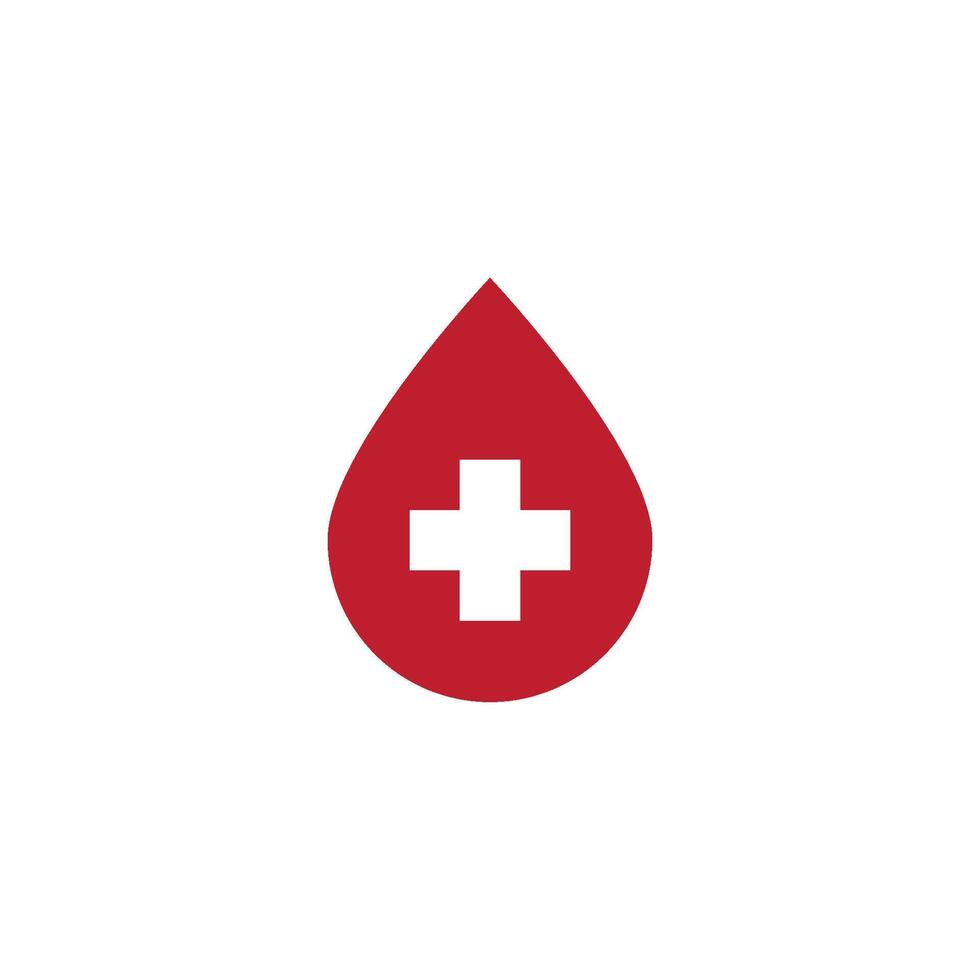 sangue icona vettore design modello