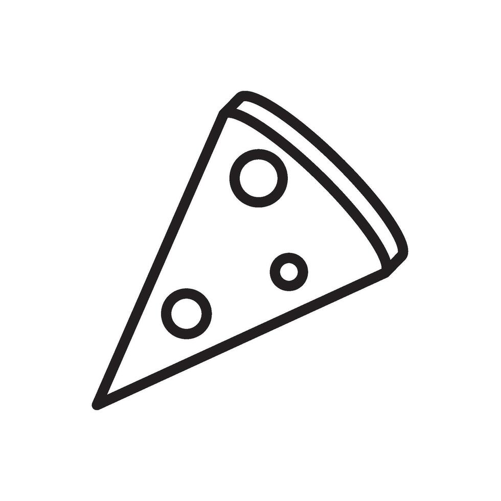 Pizza icona vettore design modelli