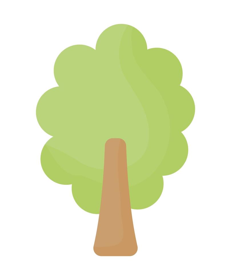 disegno dell'albero verde vettore