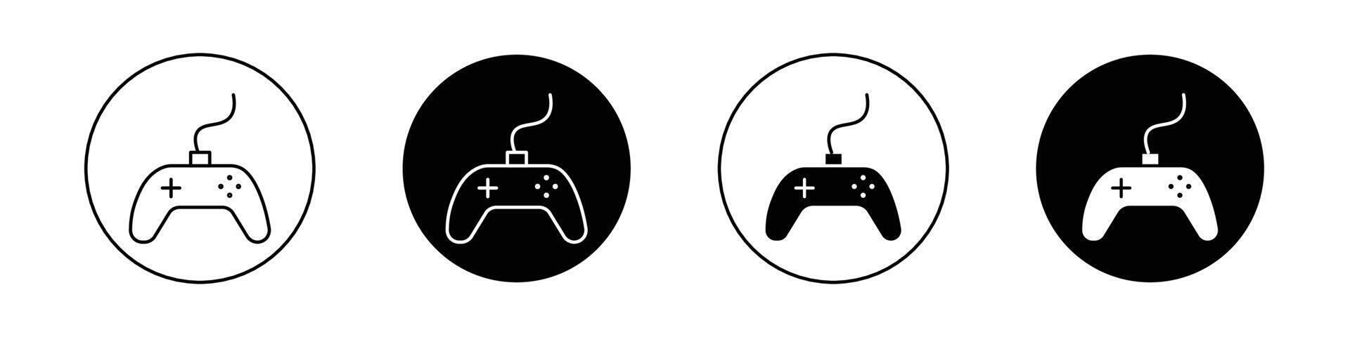 icona del controller per videogiochi vettore