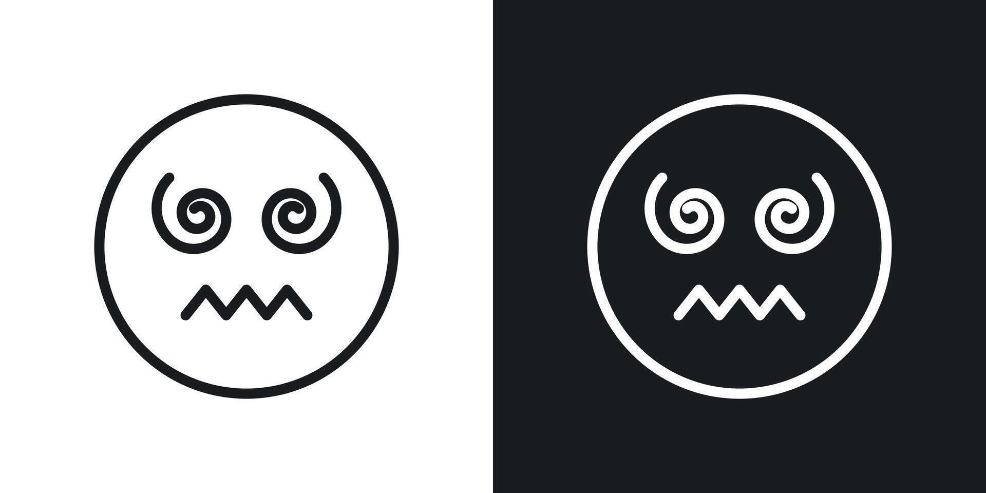 ipnotizzato emoji icona vettore