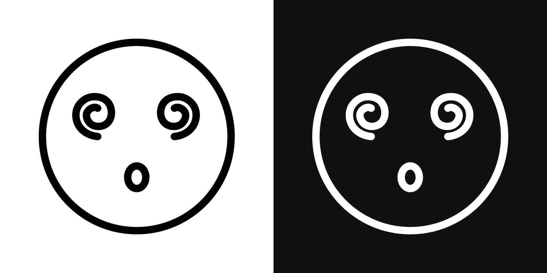 ipnotizzato emoji icona vettore