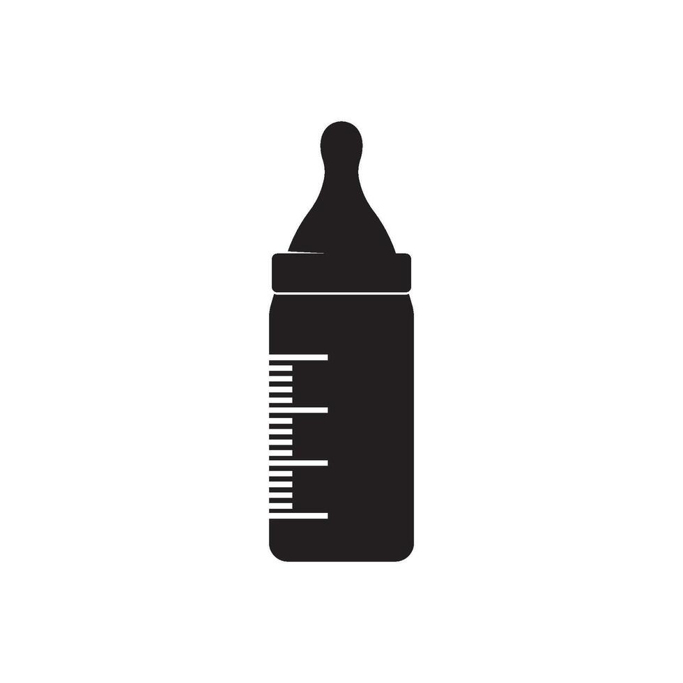 alimentazione bottiglia icona vettore illustrazione design