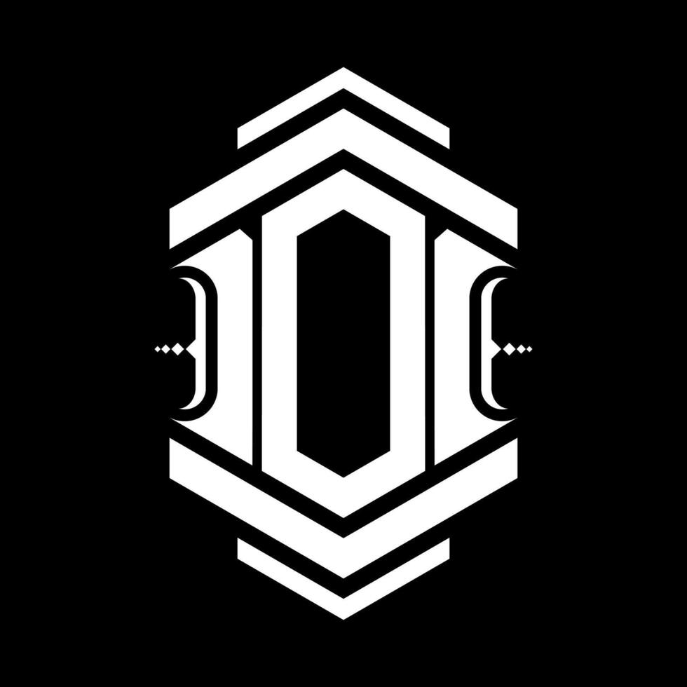lettera o monogramma icona logo design vettore