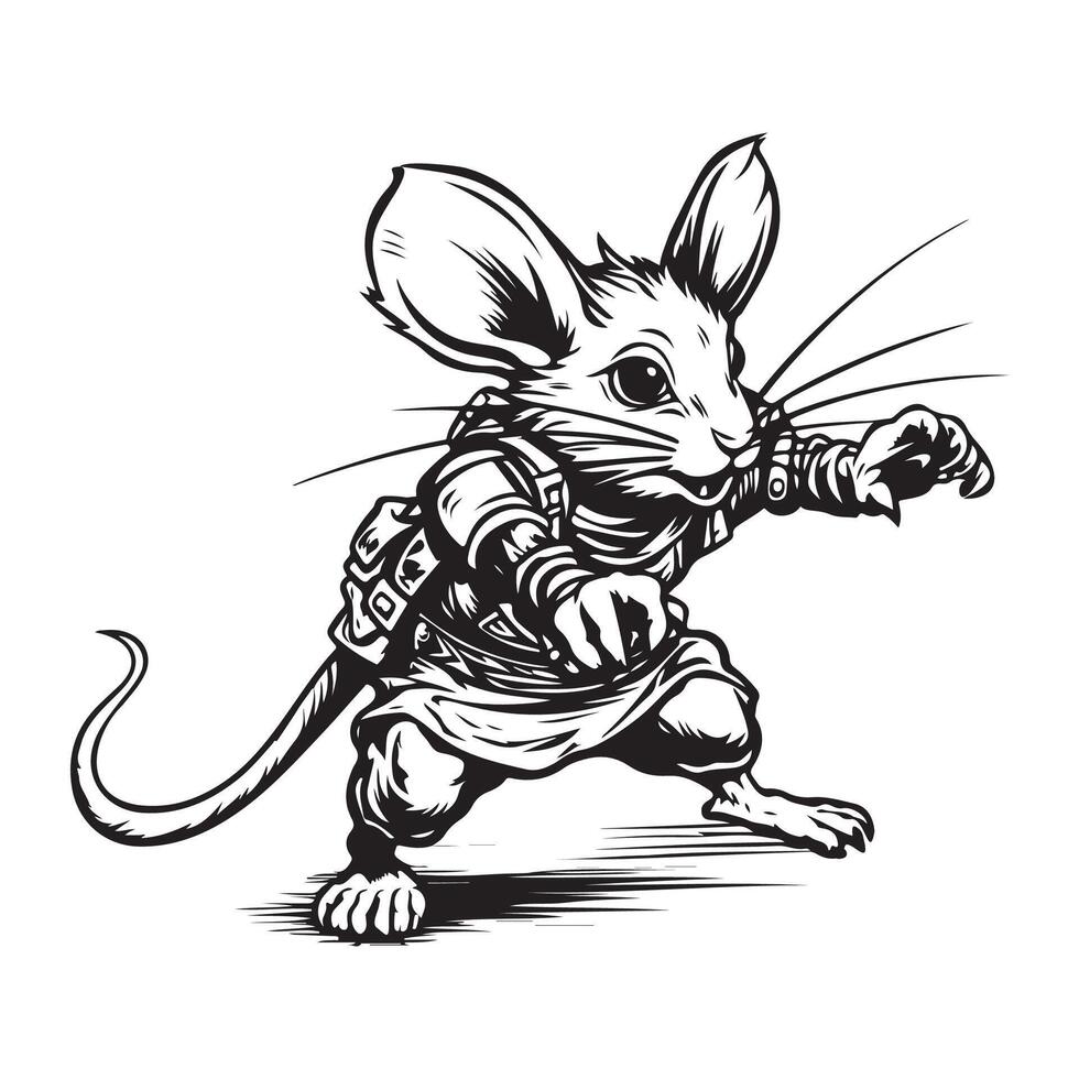 cartone animato cavaliere topo illustrazioni e vettori