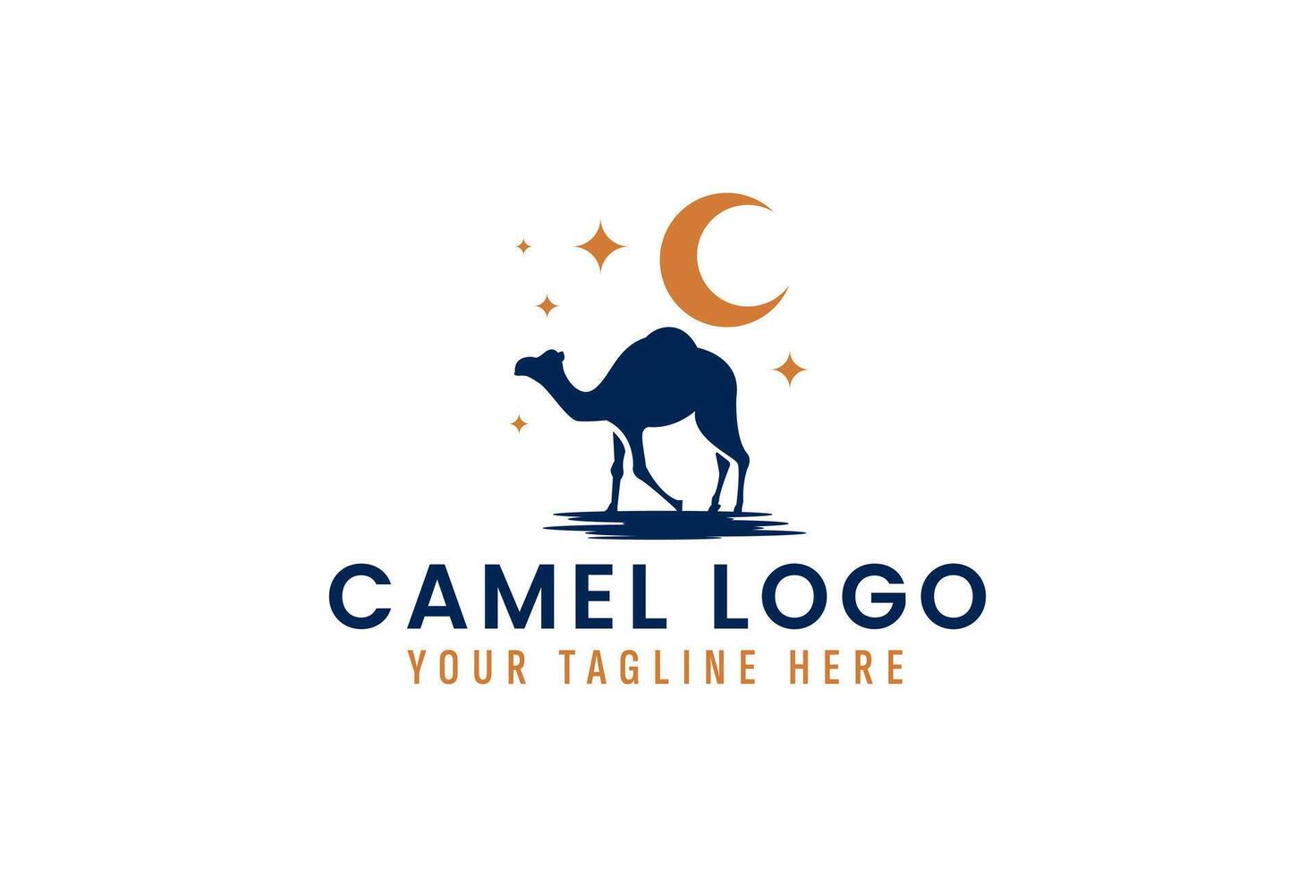 cammello logo vettore icona illustrazione