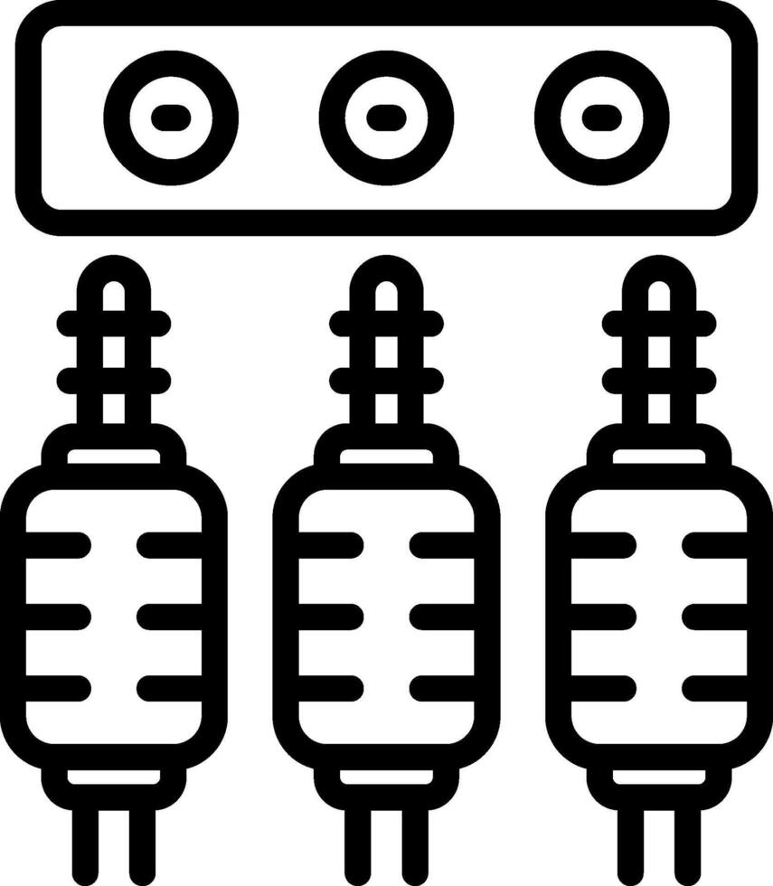 Jack connettore vettore icona