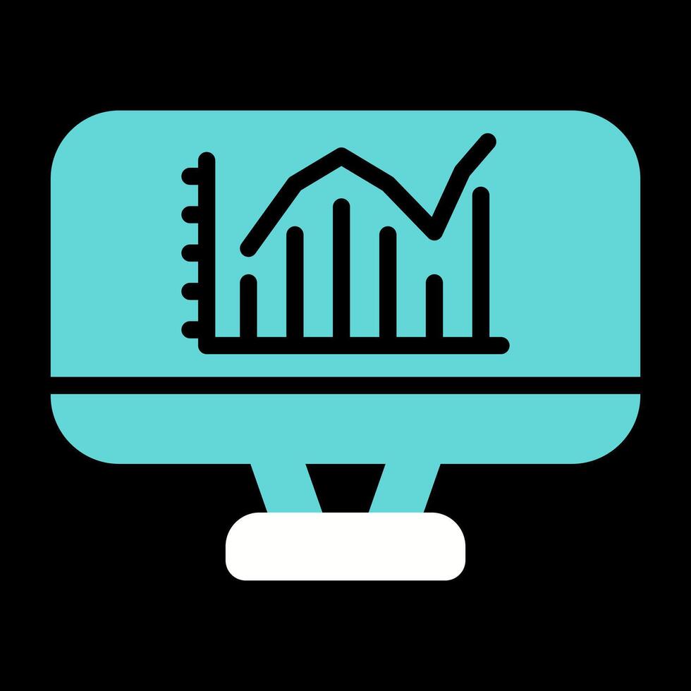 statistiche vettore icona