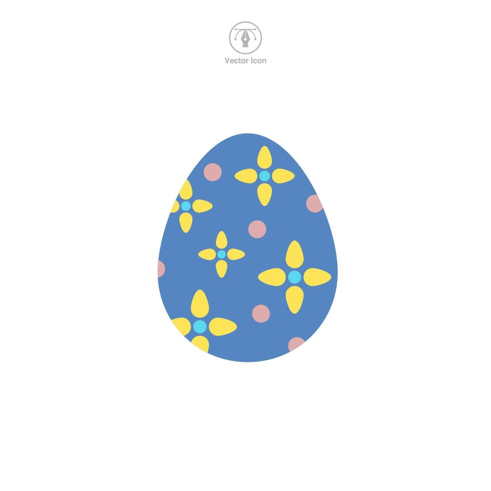 Pasqua uovo, Pasqua giorno Festival, uovo icona simbolo vettore illustrazione isolato su bianca sfondo