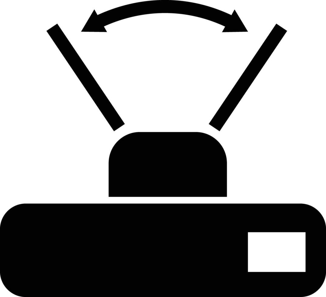 telecamera angolo icona. largo angolo telecamera cartello. punto di Visualizza simbolo. piatto stile. vettore