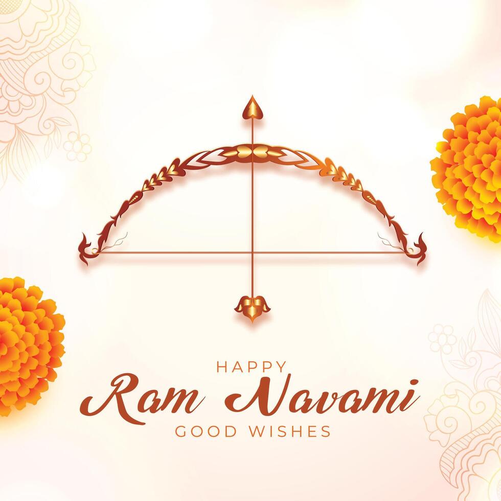 montone navami bene auguri vacanza saluto carta design vettore