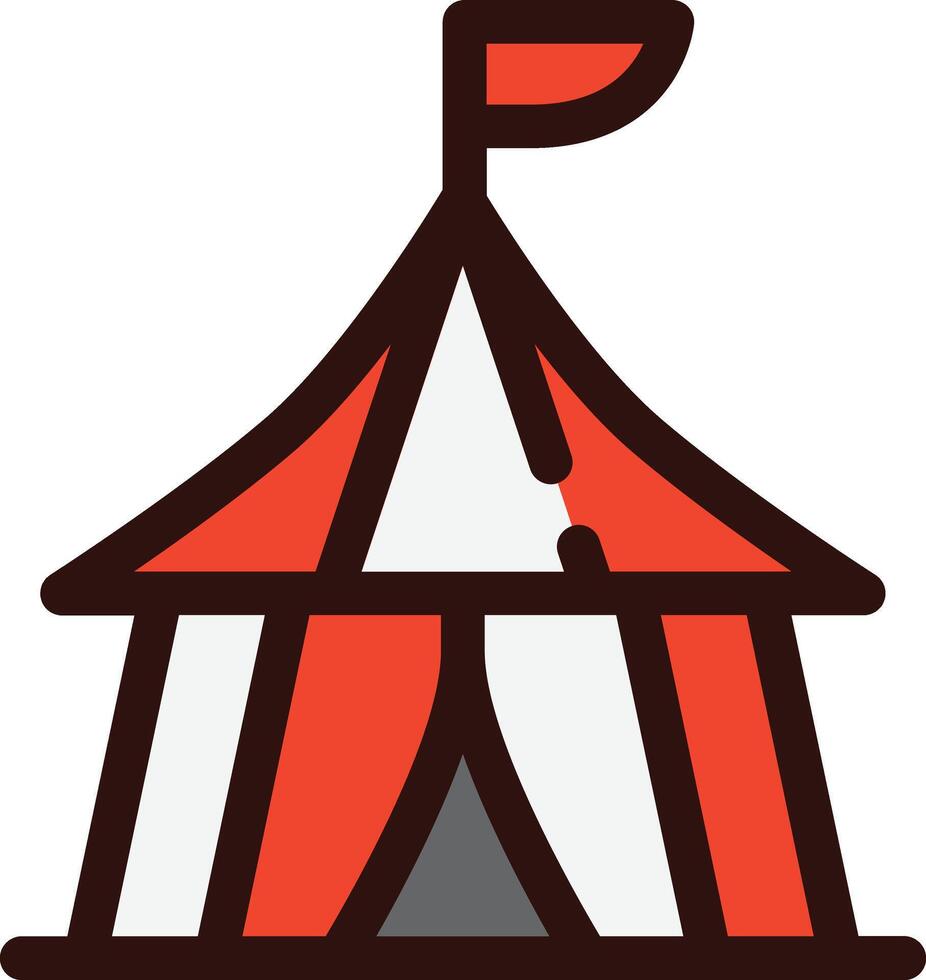 tenda illustrazione design vettore