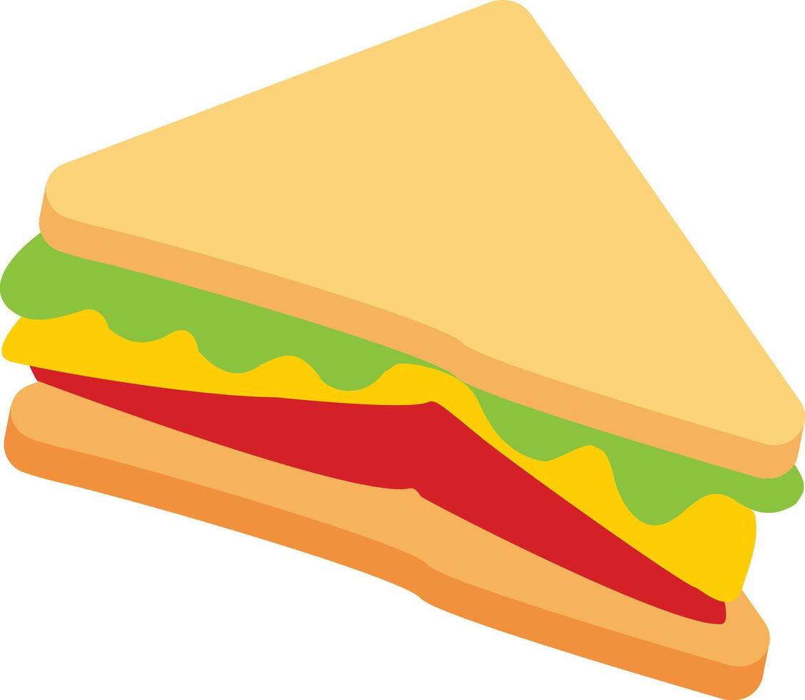 Sandwich illustrazione design vettore