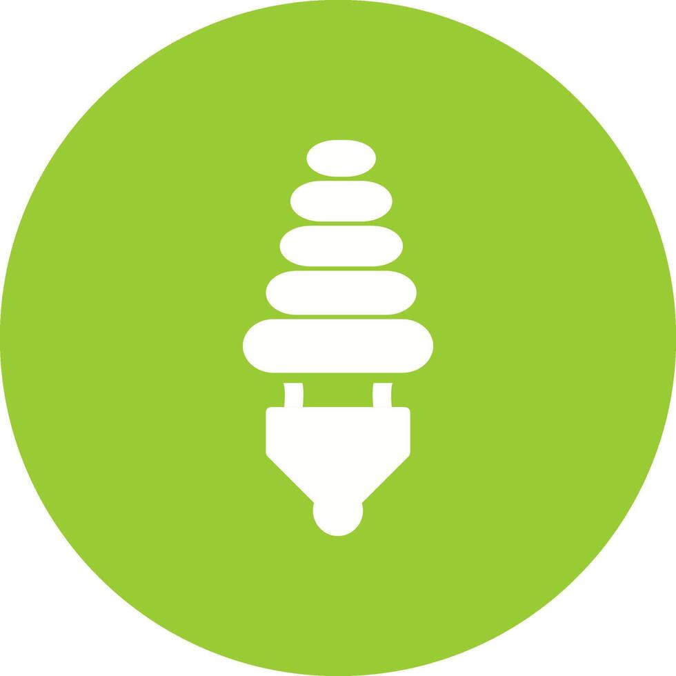 energia risparmiatore lampadina vettore icona