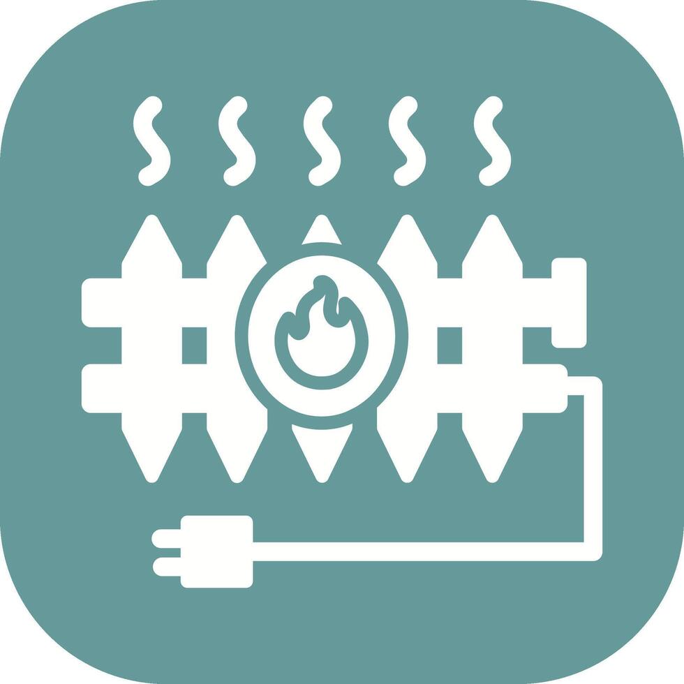 calore termosifone vettore icona