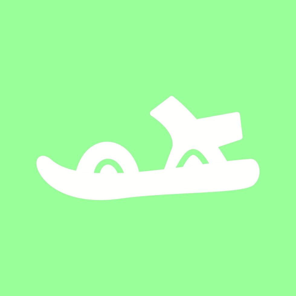 elegante sandali vettore icona