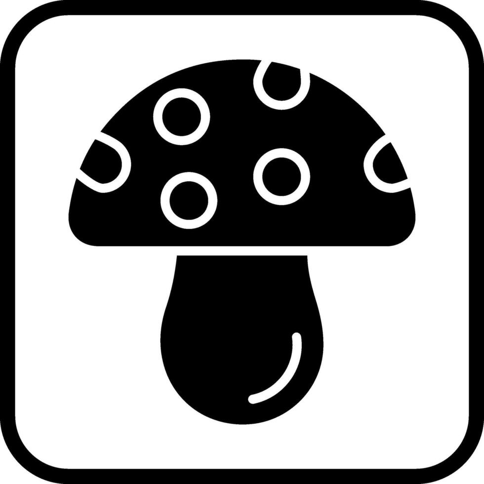 icona di vettore del fungo