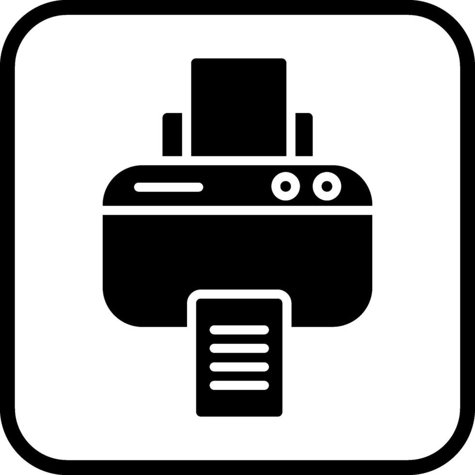 icona di vettore della stampante