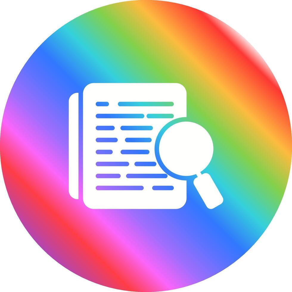 documento revisione vettore icona