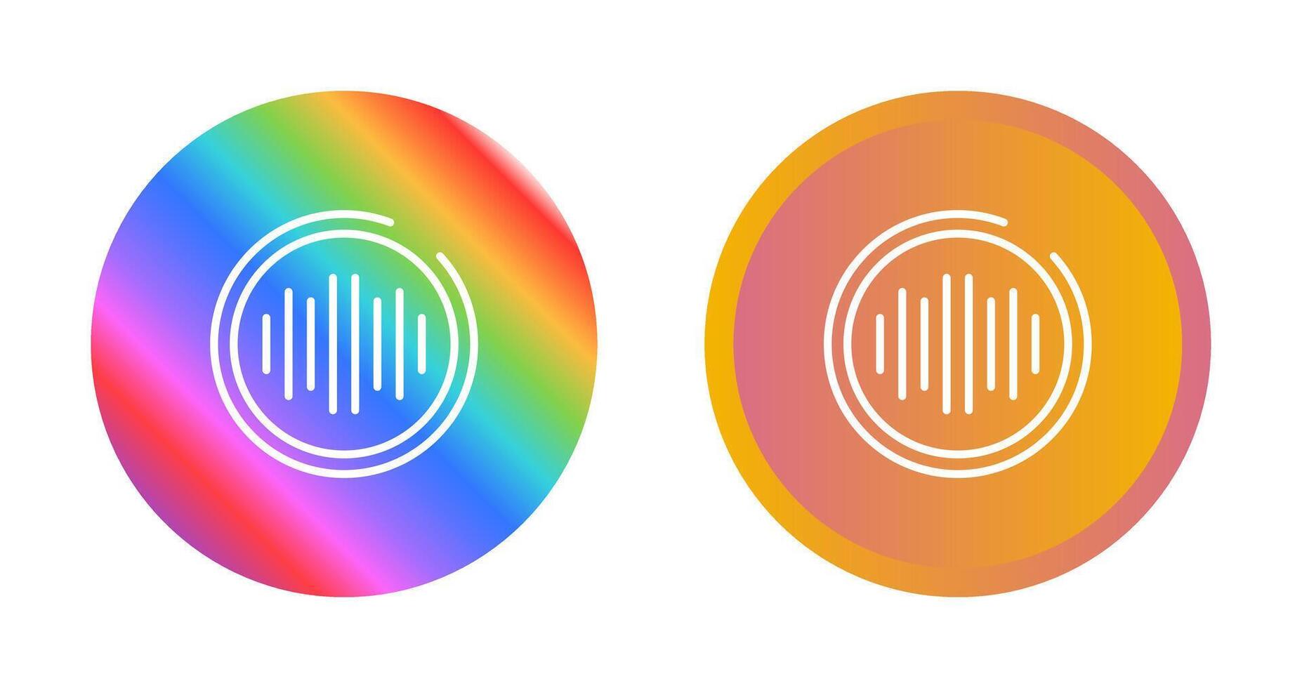 Audio spettro vettore icona