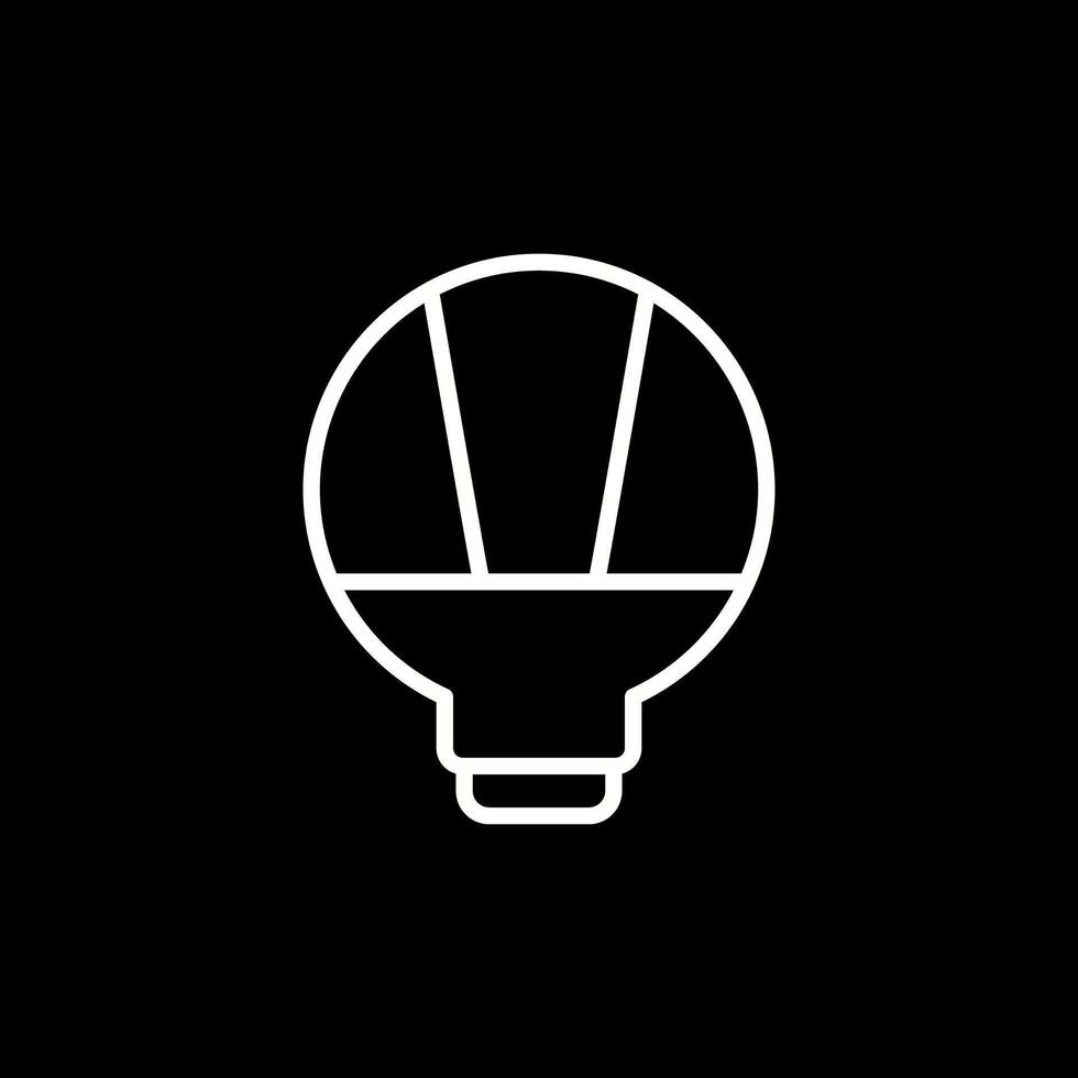 icona di vettore della lampadina