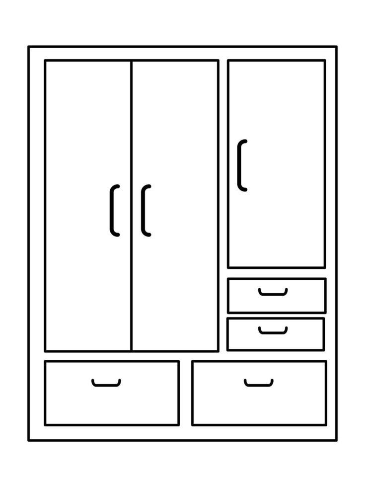 sicuro almirah vettore illustrazione, scaffali con libri, scaffale sfondo, vetrina schema illustrazioni e vettori