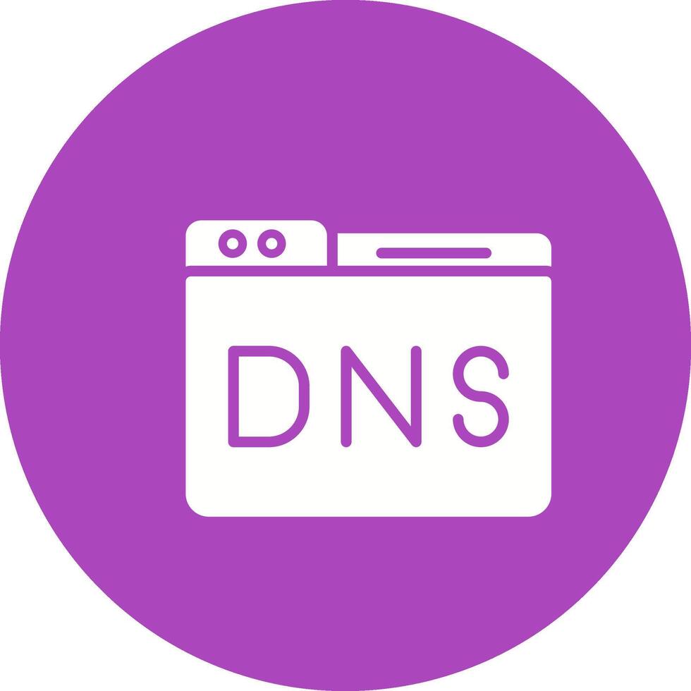 dominio dns gestione vettore icona